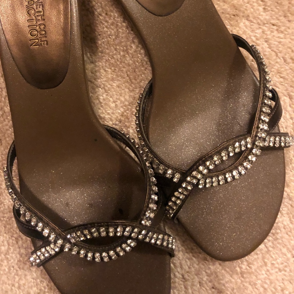 Embellished Kitten Heel Slide View 2